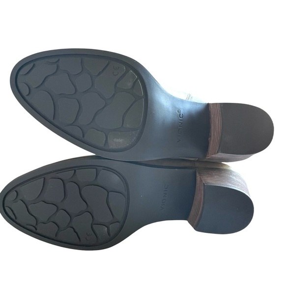 Vionic Shantelle Waterproof Side Zip Nubuck Leather Boots Gray/Green Size 10W - Picture 8 of 13